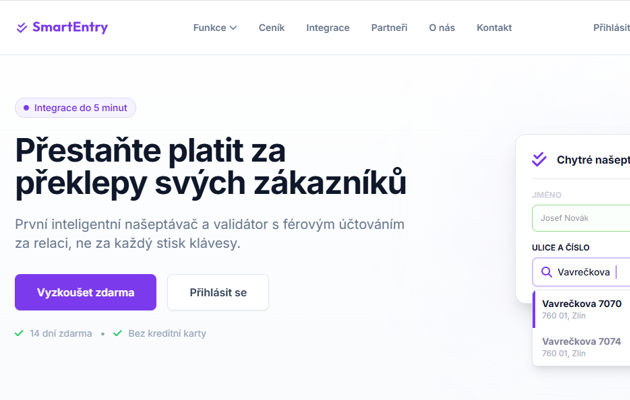 Novinka SmartEntry.app - přestaňte platit za překlepy svých zákazníků